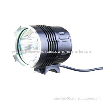 LED outdoor head lamp, 3x Cree U2 LED, 4 x 18650, 8.4V, 4,000lm, 2-20 running hoursNew